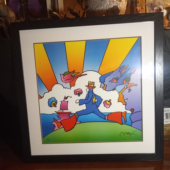 The Artist-one and only Peter Max presents " Cosmic Runner" - Picture 4 of 9